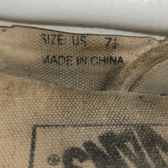 VANS - Women's 7.5 - Denim-Look Canvas Glitter Dots - Rare Style - Early 2000s - Picture 10 of 10